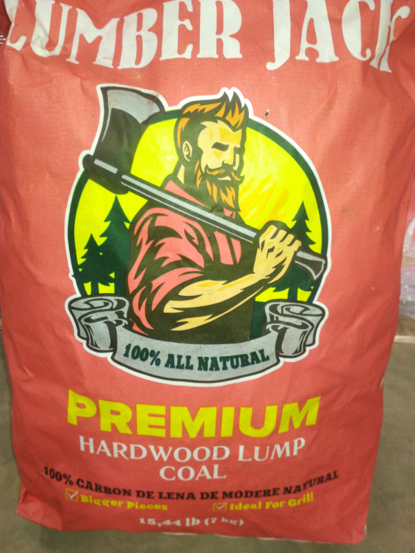 Lumberjack Premium Lump Charcoal in BBQs & Outdoor Cooking in St. Albert