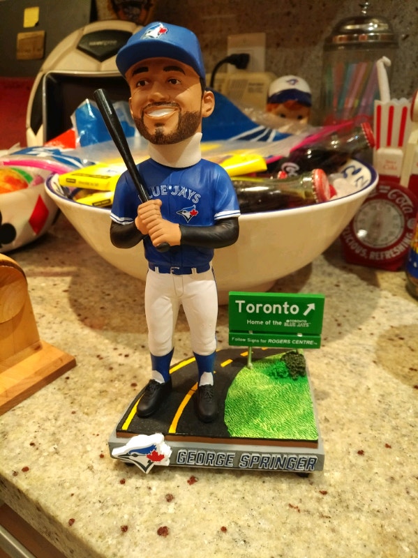Blue Jays RARE World Series Memorabilia or Springer Bobblehead Arts