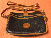 Purse, Downey and Bourke, pebble leather A+++ cond. blue & tan