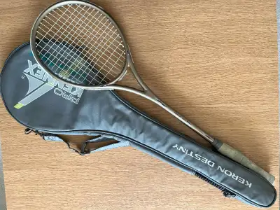 Vintage Squash Racquet with Matching Sleeve, View more