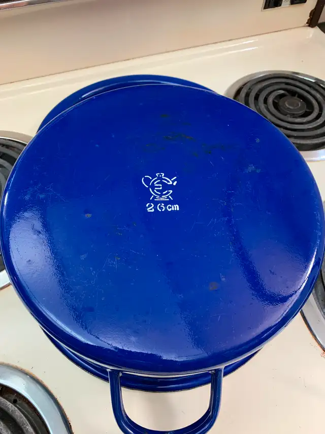 Enamel Pot -10"W x 4"H62863729966593123