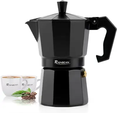 Stovetop Espresso Maker Set 6 Cup/300ml Classic Moka Pot, View more