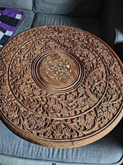 Antique Teak Craved Tables - Super Unique, View more