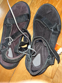 Black sandals/sandales d’été chaussures noir Neuf 