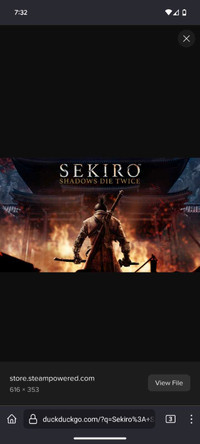 Looking for Sekiro