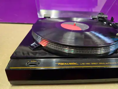 Realistic LAB-450 Direct-drive turntable for Sale., View more
