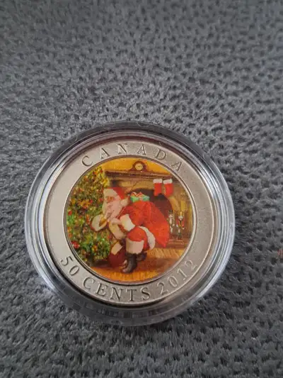 For sale is a 2012 Canadian 50 cent coin which is uncirculated and comes in a nice case. The Canadia...
