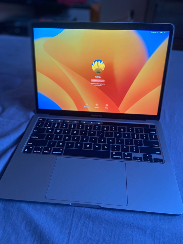 MacBook Pro (13-inch, M1, 2020) with AppleCare+ in Laptops in Mississauga / Peel Region
