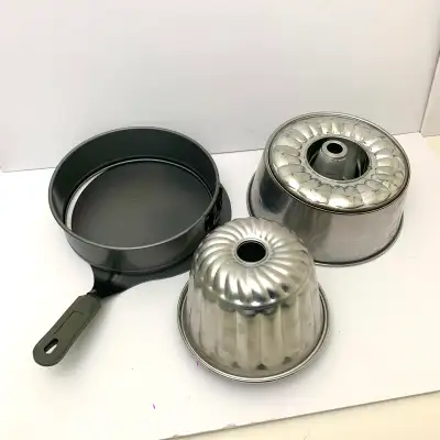 Cake Pans Baking Set Bundt Springform Bakeware Non Stick 3 Piece, View more