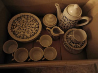 Zajecar European vintage porcelain tea set