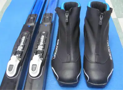$325 KARHU - NEW Waxless Ski 190cm(6.2') (used two times). Made in CANADA. SALOMON - NEW NNN Boots S...