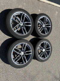 ART 17x17.5 ET 35 wheels, 225 45 R17 summer tires