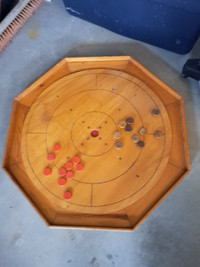 Crokinole game board