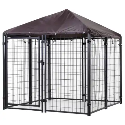4.6' x 4.6' x 5' Outdoor Dog Kennel, Walk-in Pet Playpen, View more