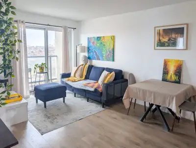 Enjoy the entire beautifully furnished condo all to yourself! Available for 2 weeks while the owner...