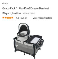 Graco 1 in 4 pack and play bassinet