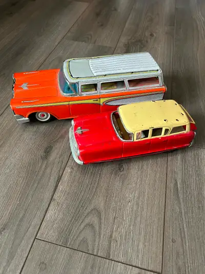 Toy Cars 1959 Edsel or Ford station wagon made in Japan. Friction not working $250 also rambler stat...