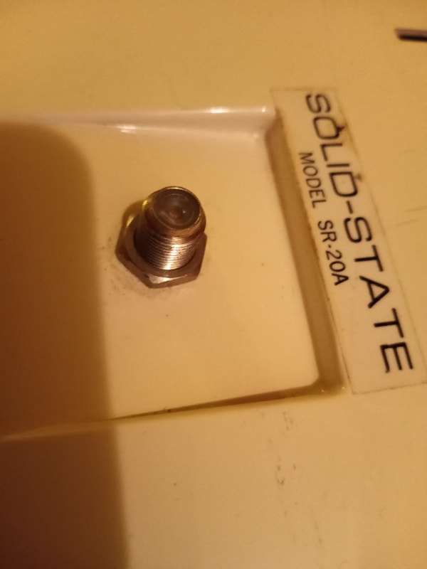 antenne solidstate sr20a television signal vhf uhf antenna