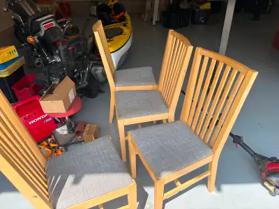 4 Kitchen table chairs, View more
