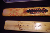 Undressed Native Flutes, hand carved