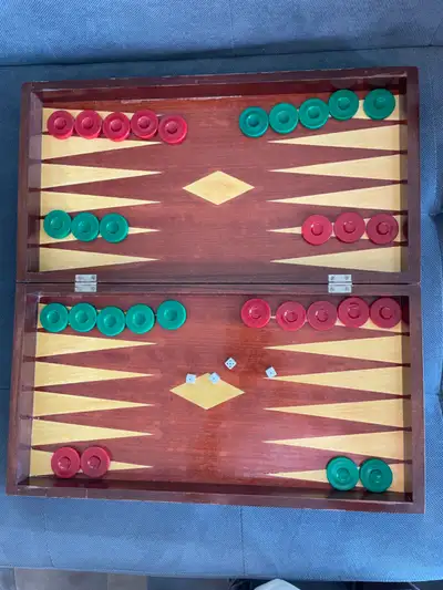 Vintage Backgammon set, View more