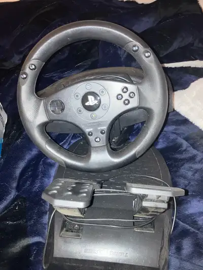 PlayStation Thrustmaster Wheel & Peddles, View more