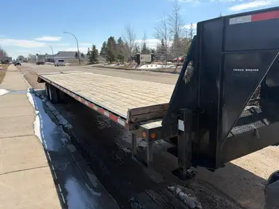 2025 ABU tandem 35+5 ft gooseneck 15K axles comes with straps chains binders everything you need for...