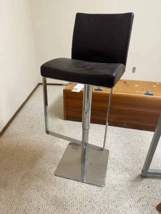 Two adjustable barstools417524279547668481