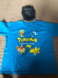Boys Pokemon blue T-shirt - size 8
