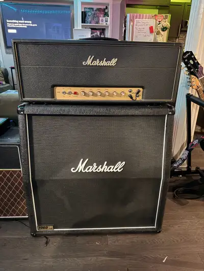 This is a Marshall 1959HW Superlead 100 Watt JMP head. This amp delivers that iconic British tone an...