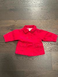 Joe Fresh baby girl spring jacket 3-6M NWT retail $50