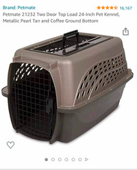 Petmate 2-Door Kennel 10-20lbs Animals- Brand New