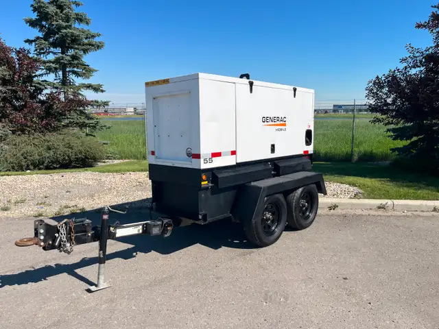 Generac 45 KW / 55 KVA MMG55 Used Tow Behind Diesel Generator in Other in Saskatoon - Image 3