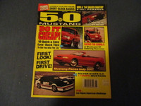 5.0 MUSTANG MAGAZINE-6/1994-VINTAGE BACK ISSUE-FORD-INDY 500
