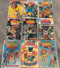 DC comics New teen titans 1981  9 issues 