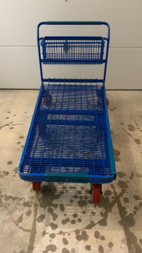 Utility shopping cart flatbed hand truck