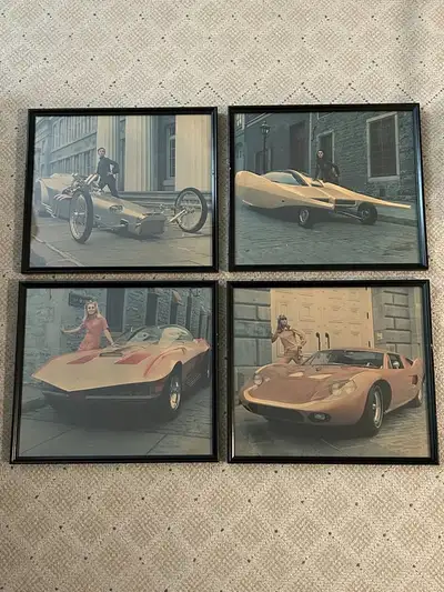 Photographies professionnelles de voitures des années 60-70, View more