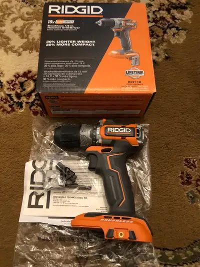 New Ridgid Hammer Drill Tool Only No Battery No Charger , View more