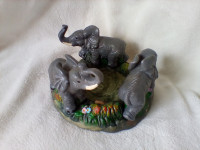 NEW Elephant Circle of Friends Candle Holder