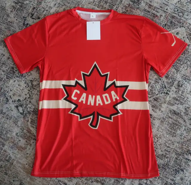 Vintage Retro CANADA Hockey Jersey - NEW T-shirt Mens Large L