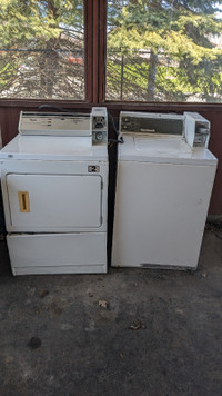 Coin operated washer and dryer