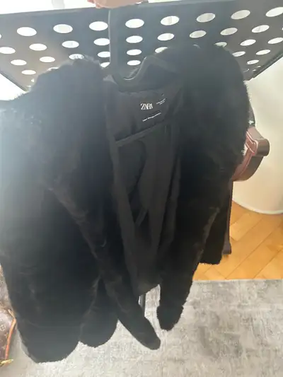 Zara faux fur coat , View more