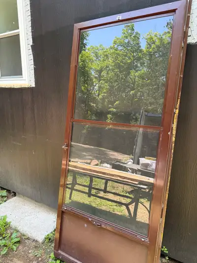 Brown screen door, View more