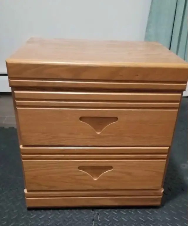 Wooden Night Stand (made in Canada) in Bookcases & Shelving Units in Edmonton - Image 2