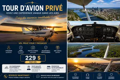 ✈️ Tour d’Avion privée - expérience aérienne unique !, View more