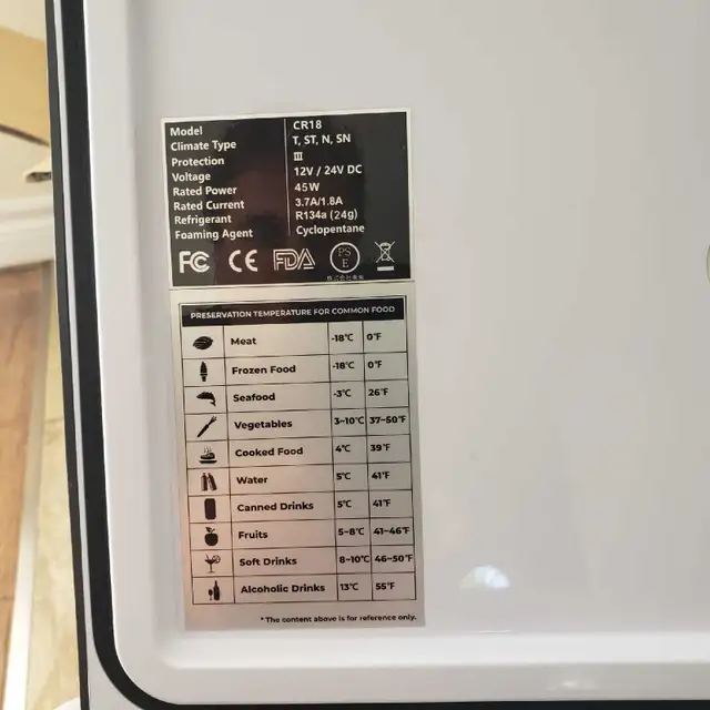 New Refrigerator in box / F40C4TMP 12V/ refrigerator boasts  in Refrigerators in Barrie - Image 5