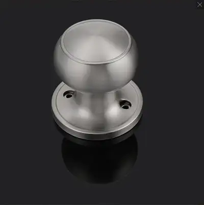 Flat Ball Passage/Dummy Door Lock Knobs Satin Nickel Finish, View more