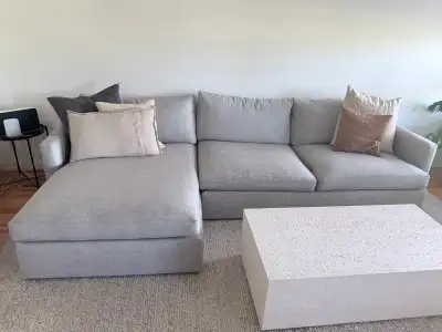 Crate and Barrel Sectional Sofa, View more
