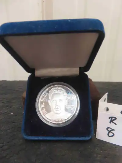 1 Troy oz 1992 Pavel Bure .999 Silver Calder Trophy Medallion, View more