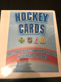 Completed 2007/2008 McDonalds' Upper Deck Hockey Card Set